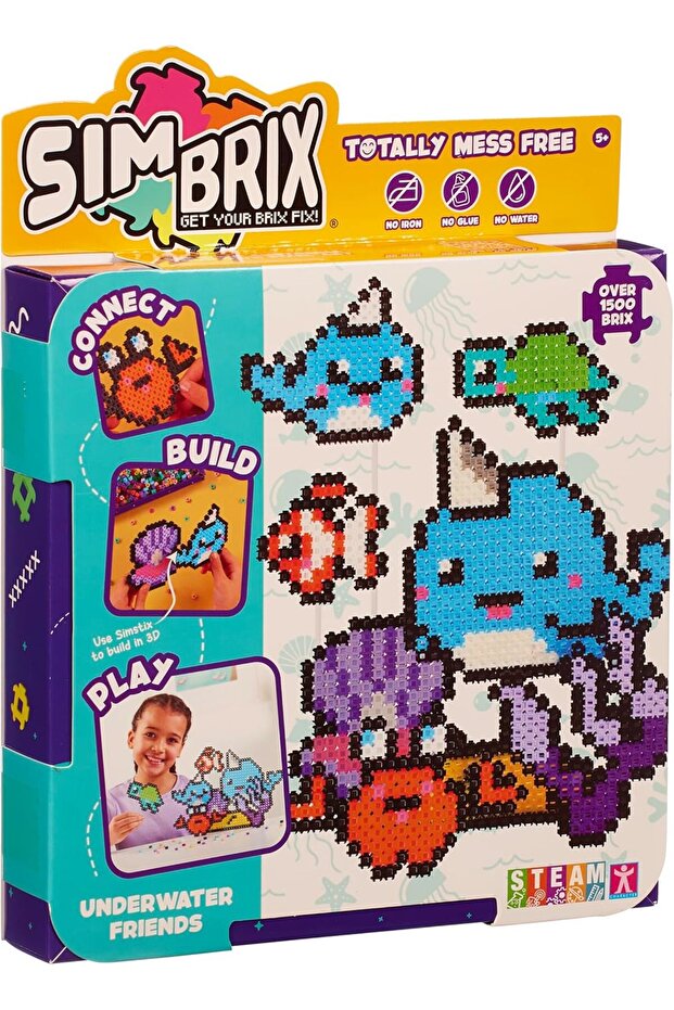 Simbrix Underwater Theme Pack (07995) - 1500+ Brix, Ages 5+