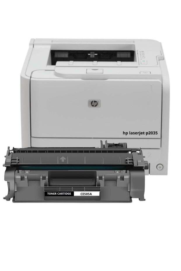 خرطوشة حبر بديلة لطابعة HP LaserJet P2035، رقم الموديل 05A CE505A، لون أسود
