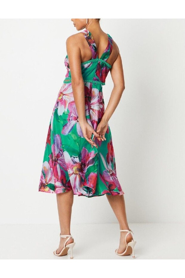 Rochie medie, Verde - 2