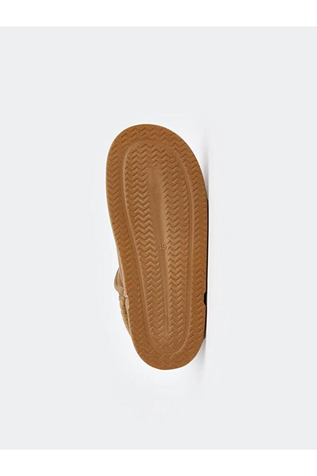 Süet Görünümlü Kadın Ev Botu (W5) - 4