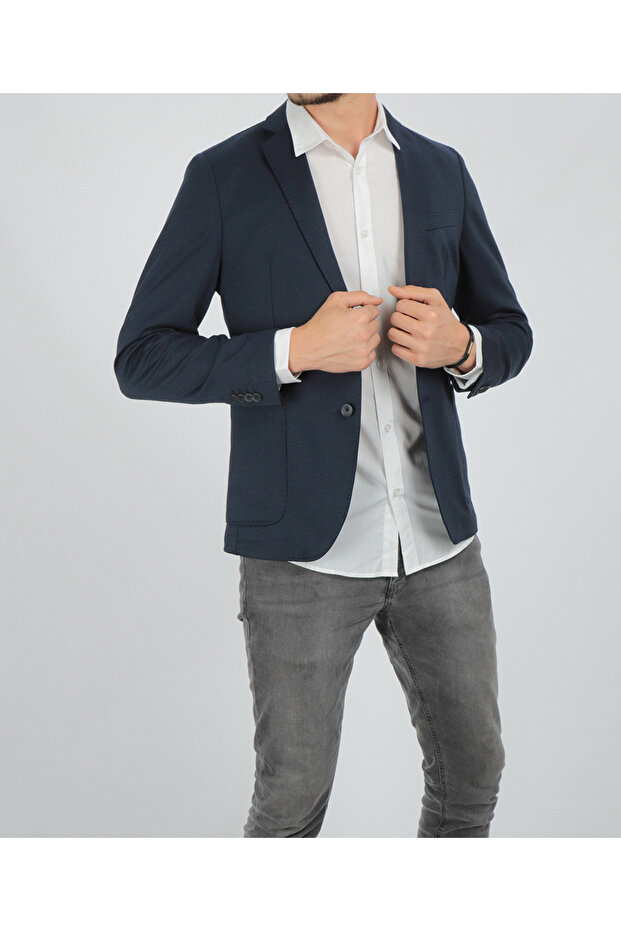 Jacket, Navy blue - 1