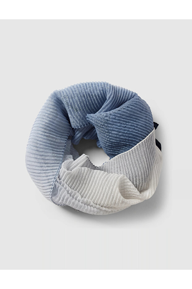 Esarfa circulara, Albastru - 1