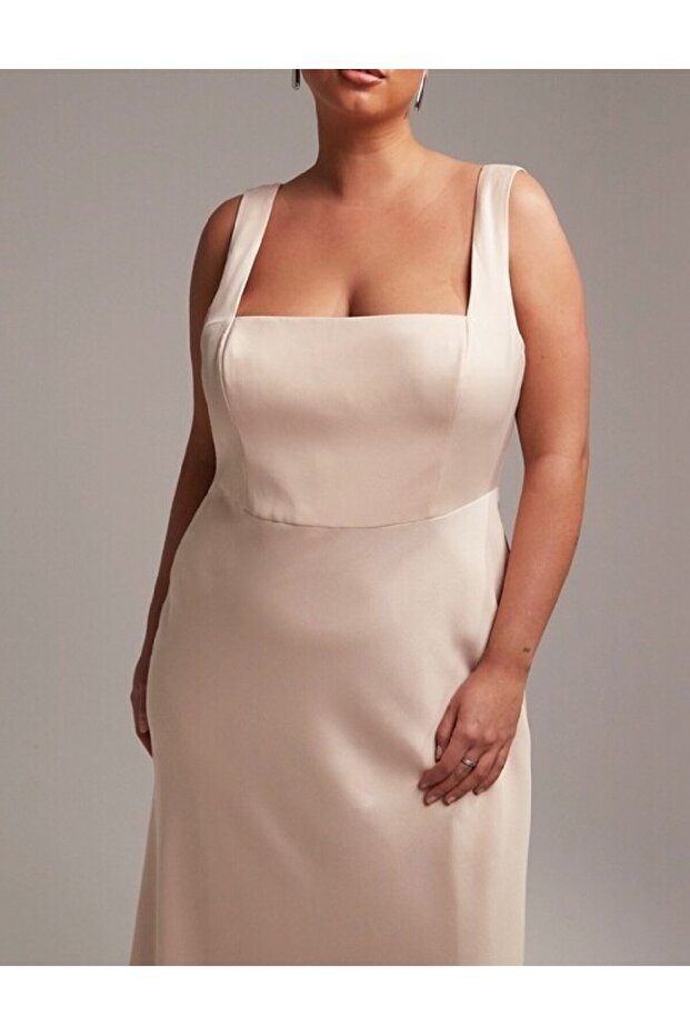 Rochie lunga, Roz pal - 2