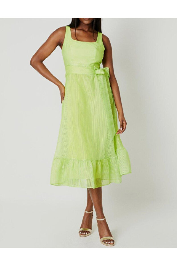 Rochie medie, Verde - 1