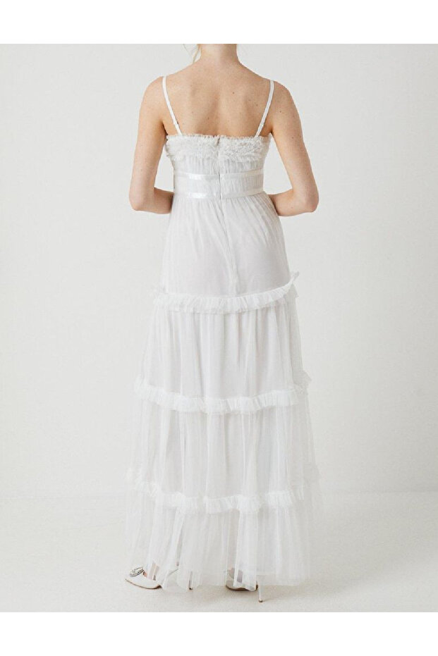 Rochie lunga, Alb - 2