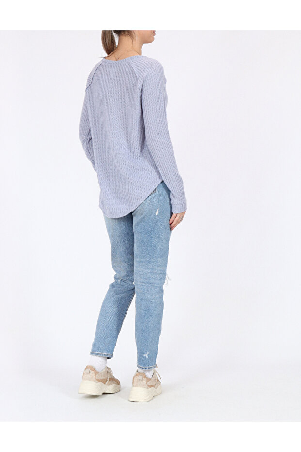 Bluza Oversize, Bleu - 2