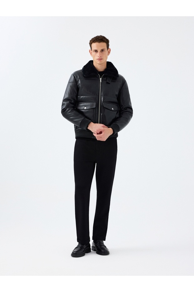 Regular Fit Erkek Mont Pu - 2