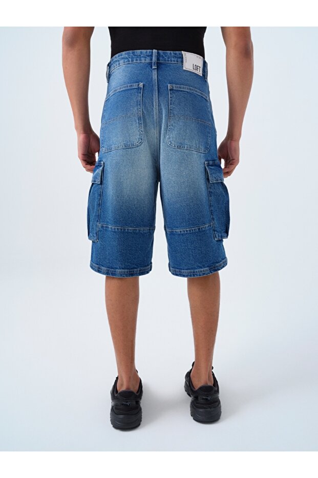 Baggy Fit Erkek Şort - 5