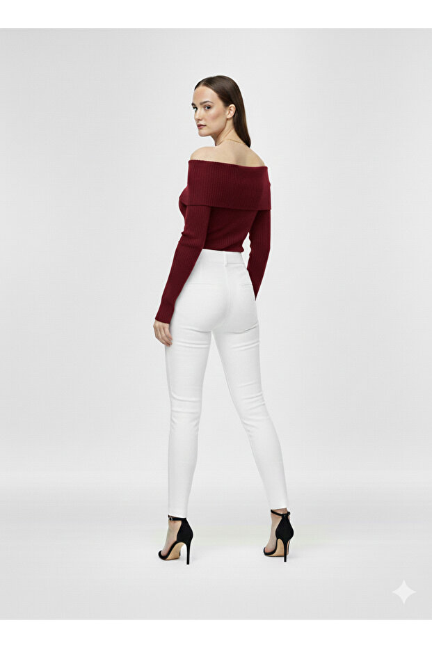 MADONNA YAKA BLUZ TRİKO - 3