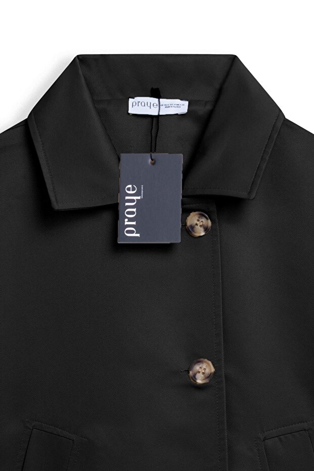 سترة يارا القصيرة باللون الأسود - 3