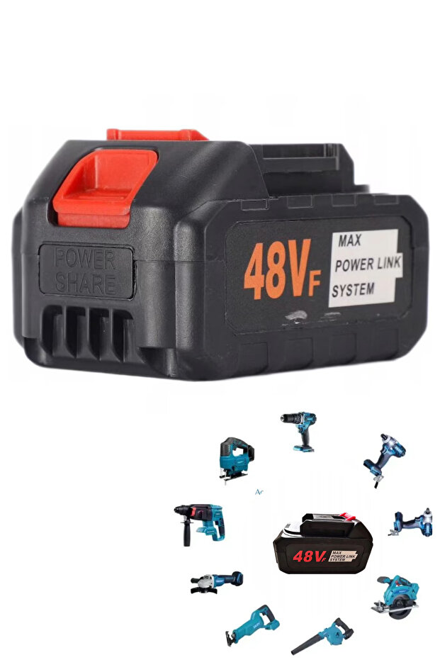 48V battery, ITIMPORT, shockproof, black - 1