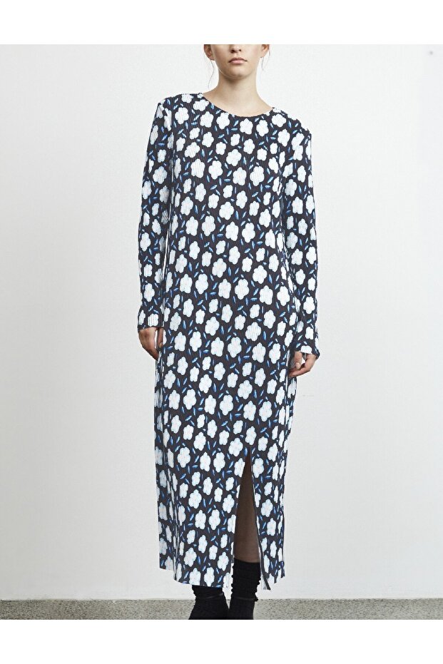 Rochie lunga, Bleumarin - 2