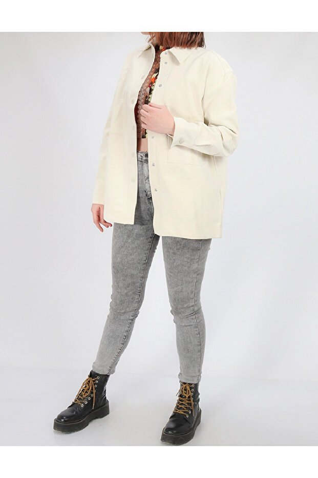Jacket, Cream - 1