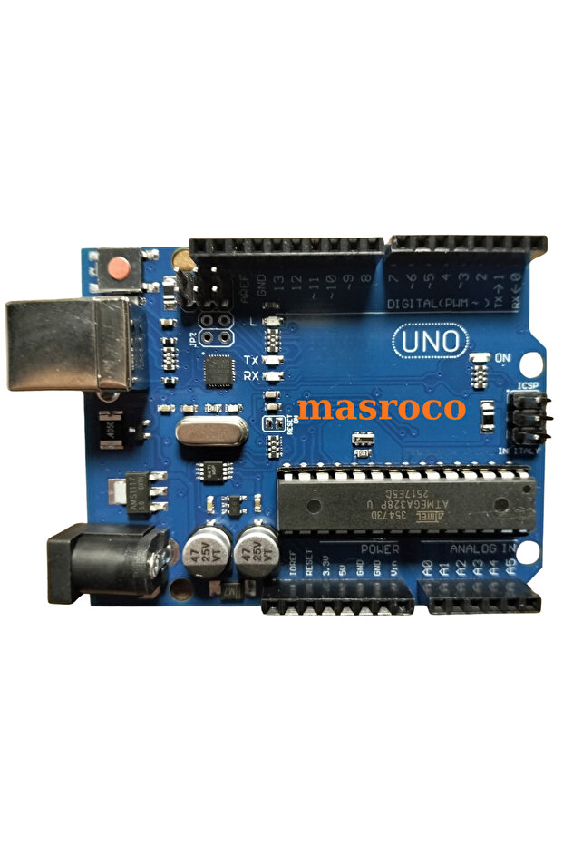 UNO R3 DIP ATmega328P (CH340G USB) + Hediye Setli - 1