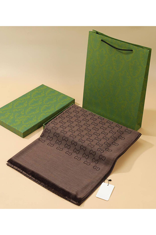 A Quality Wool Silk Shawl Luxurious Patterned Shawl – Gift Premium Shawl