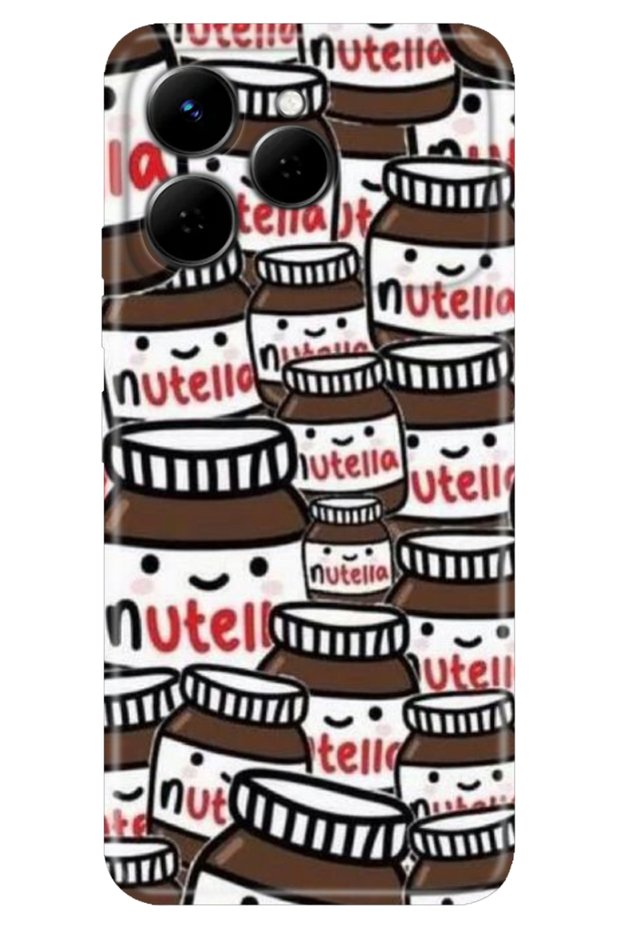 Spark 40 4g (Km5N) Case Art Silicone Printed Tpu Love Nutella
