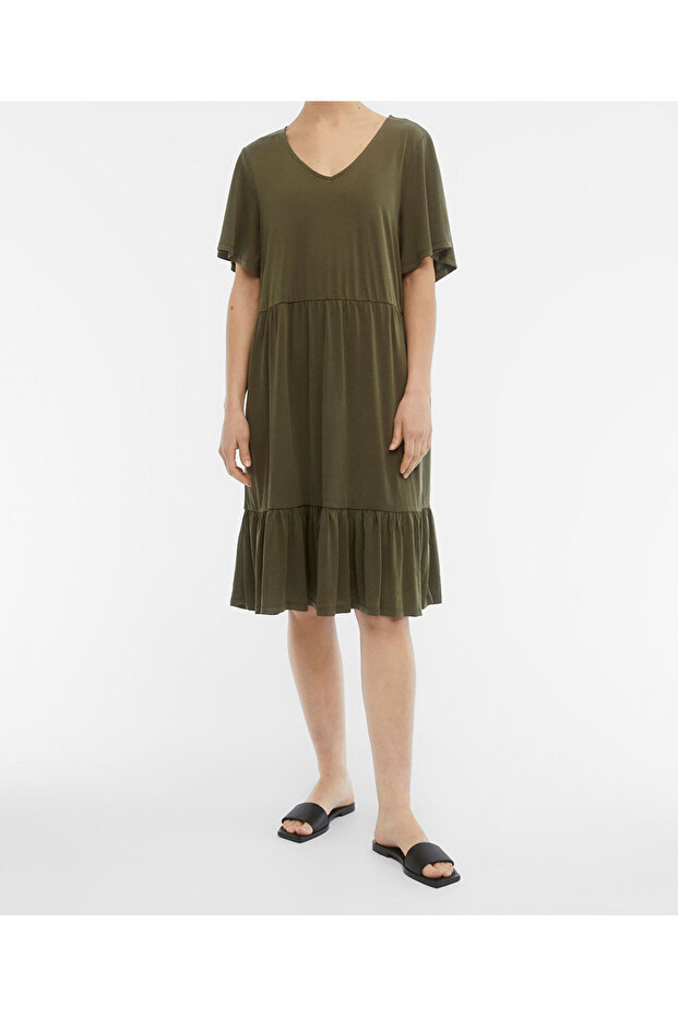 Rochie scurta, Verde - 1