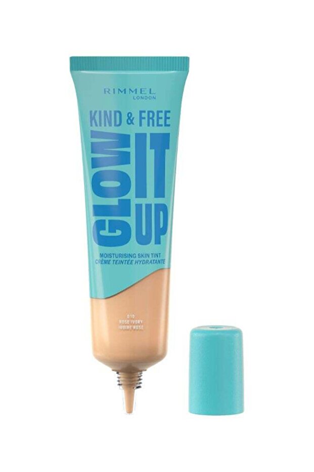 Kind And Free Glow It Up Moisturising Skin Tint - 010 - Rose Ivory, 30Ml