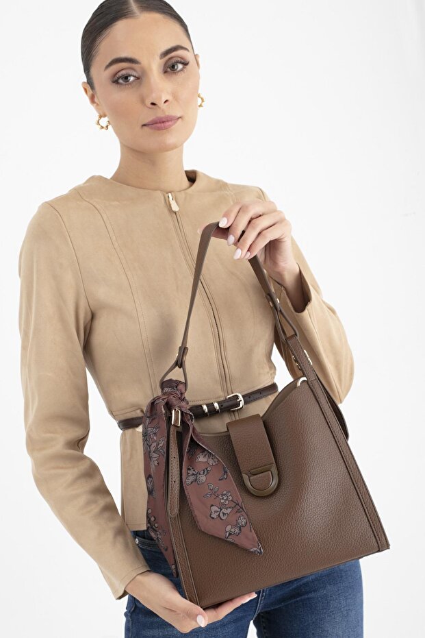 SÇ BYN2419 KOL ÇANTASI KAHVE - 1