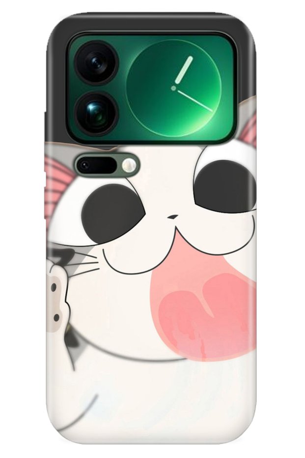 Xiaomi Mi 17 Pro Max Case Colorful Silicone Printed TPU Fat Cat