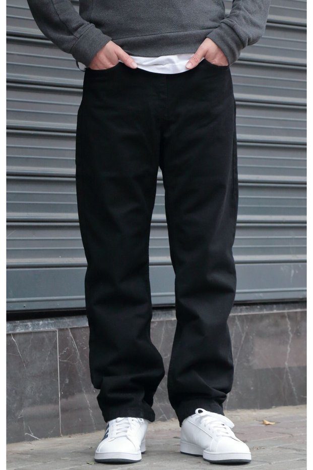 Men's Baggy Loose Fit Trousers New Season Comfortable Fit Jeans
