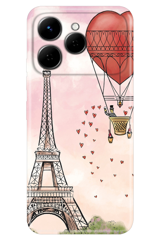 Spark 40 4g (Km5N) Case Colorful Silicone Printed Tpu Eiffel / Paris