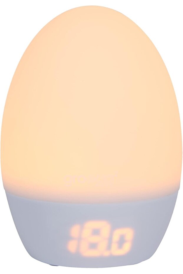 GroEgg2 Digital Colour Changing Room Thermometer and Night Light, USB Powered