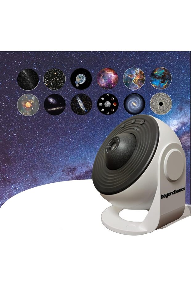 Galaxy Projector Light - 12 Discs, 360° Adjustable, 4K
