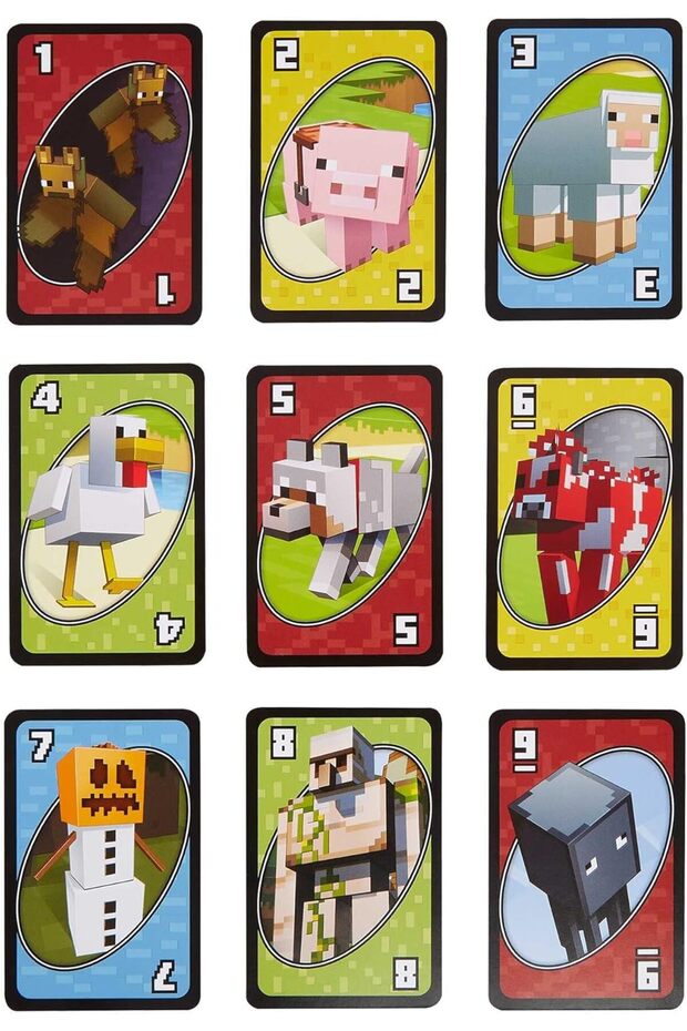 Mattel Games UNO World Card Game, Multicolor, Basic Pack - 4