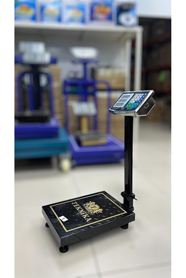 bozztech Teknika 150 KĞ Elektronik Dijital Terazi Baskül Tartı 30X40cm Tabla ölçüsü 50gr hassasiyet