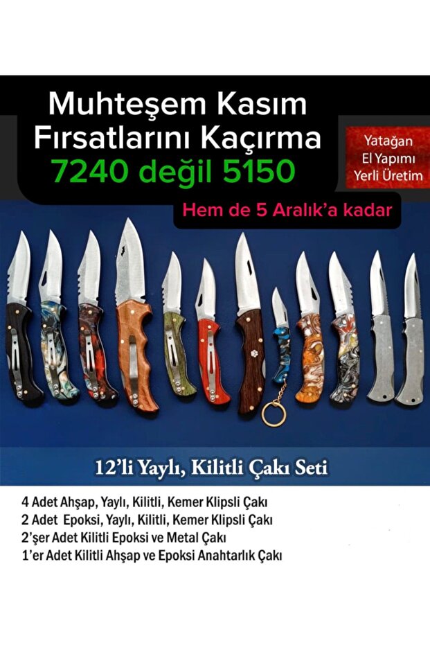 Yatağan Bıçak Seti
