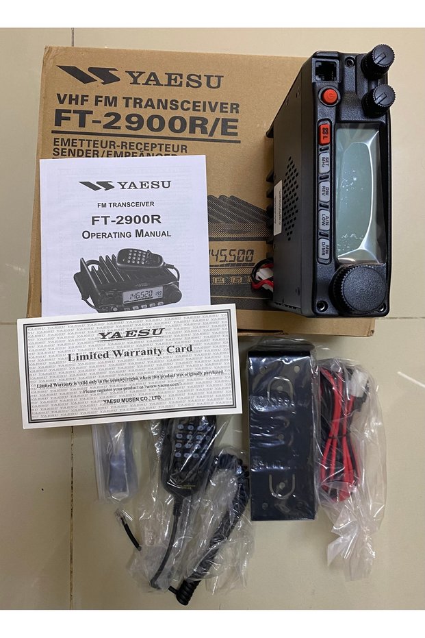FT-2900R/E Mobile Radio Station 136-174MHz VHF FM CAR Transceiver CB Heavy-Duty Base Radio.