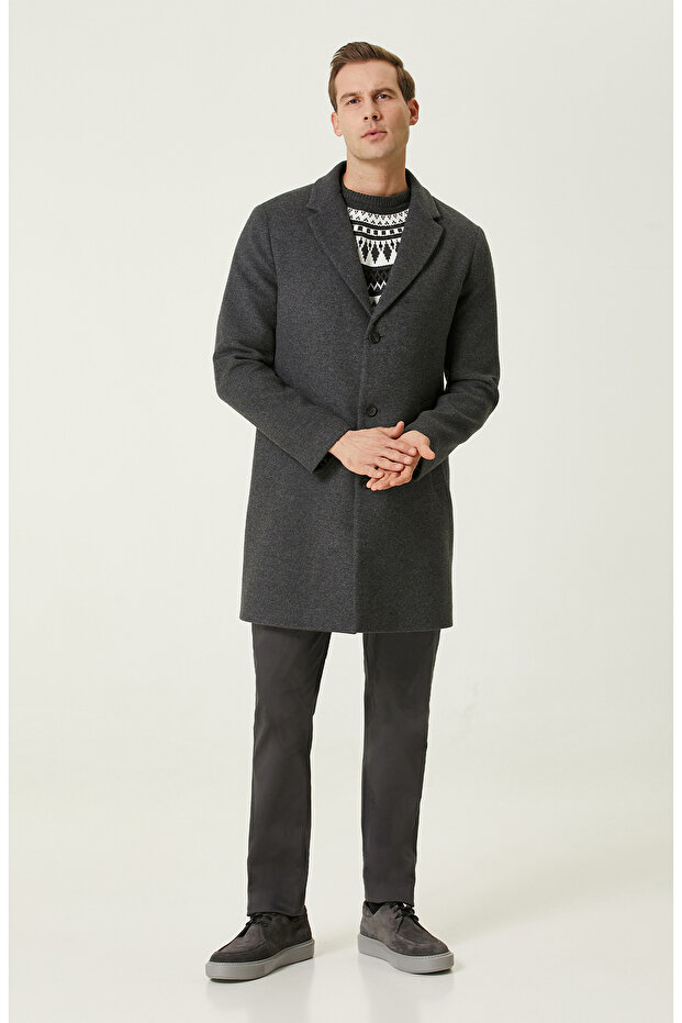 Antrasit Desenli Kazak - 3