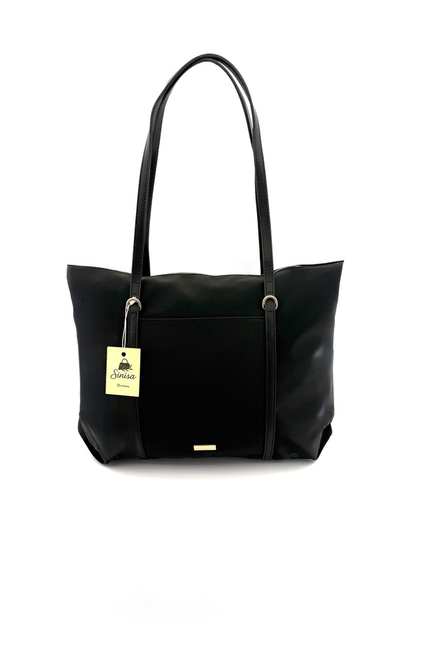 Women's Striped Shopperr Hand and Shoulder Bag
