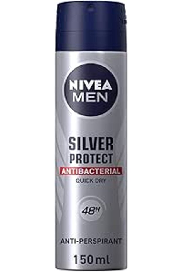 Men Silver Protect Antibacterial Anti-Odor Aerosol Deodorant (150ml)