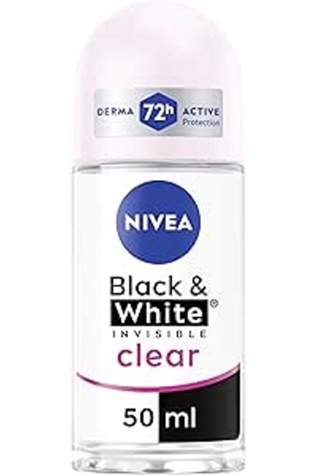Invisible Black & White Anti-Stain Women's Deodorant Roll-On (50ml)