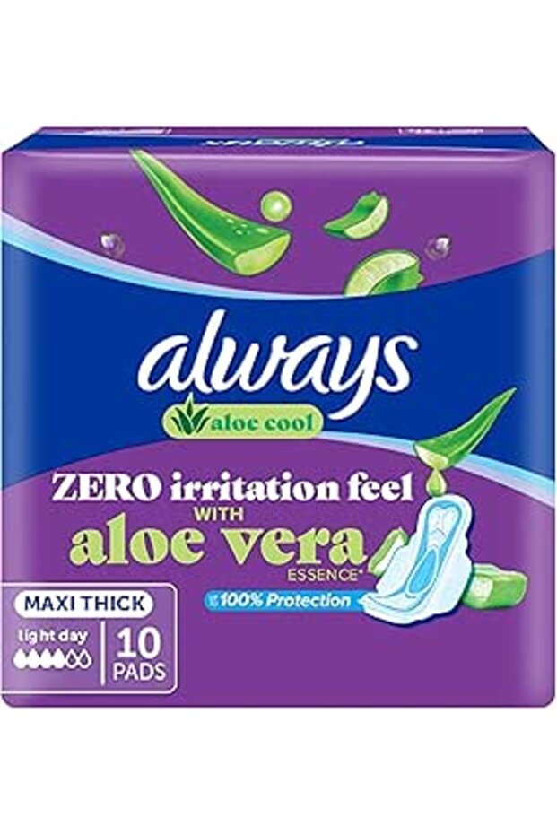 Sanitary Pad Maxi Thick Aloe Cool 10S