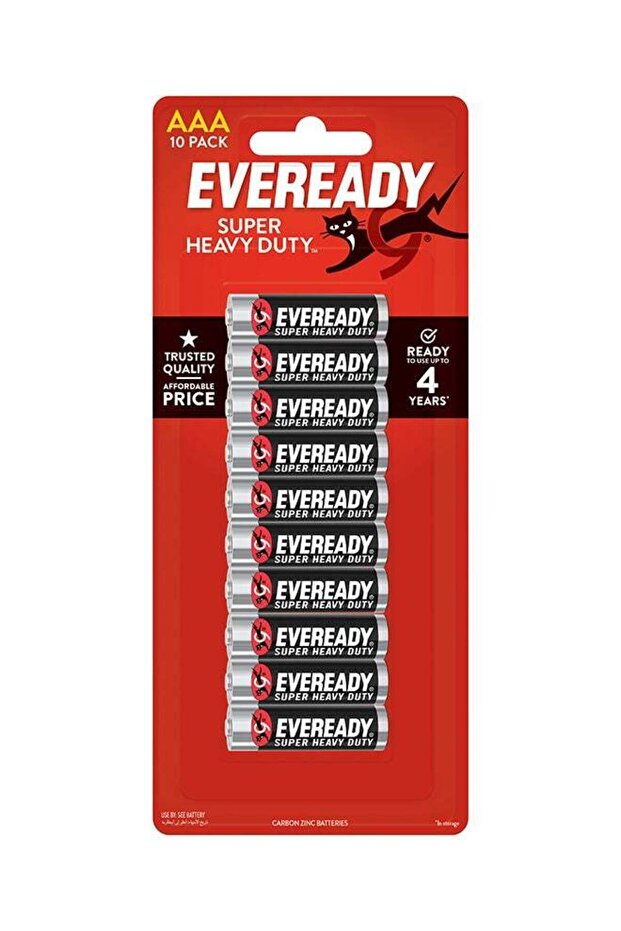 Super Heavy Duty AAA Batteries – Pack of 10