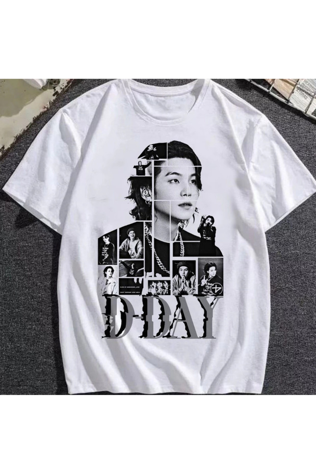 Agust D Suga Min Yoongi Printed T-Shirt, Oversized Unisex T-Shirt Kids / Adult (with Surprise Gift)