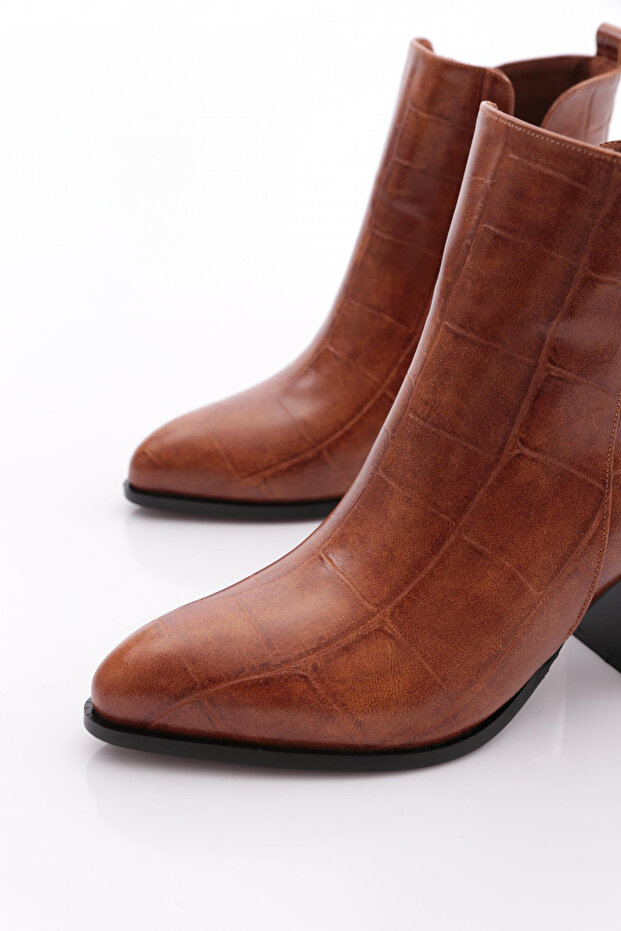 910 Kadin Topuklu Bot - 4