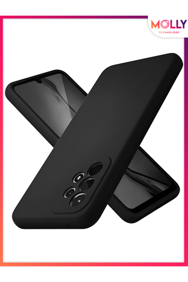 Black Liquid Inside Velvet Matte Silicone Case for Samsung Galaxy A53
