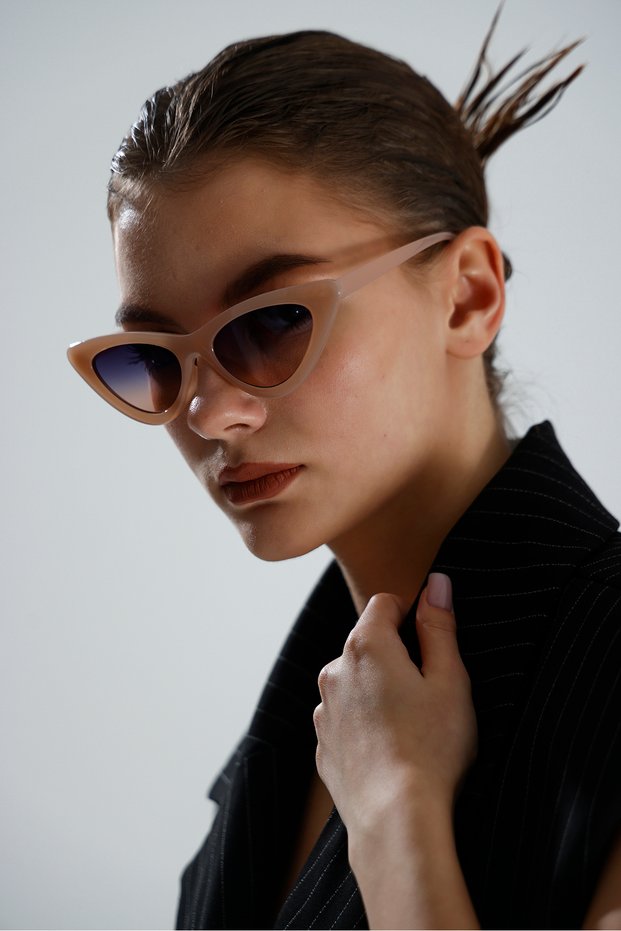 Cat Eye Women's Sunglasses Blue Light Protection