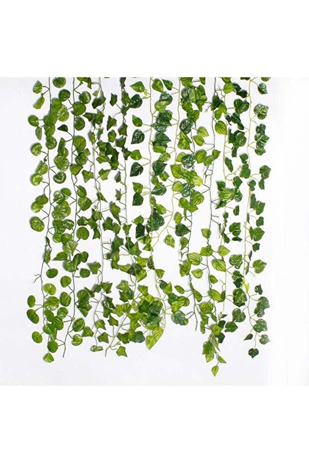 12-Piece Artificial Hanging Ivy Leaves Green