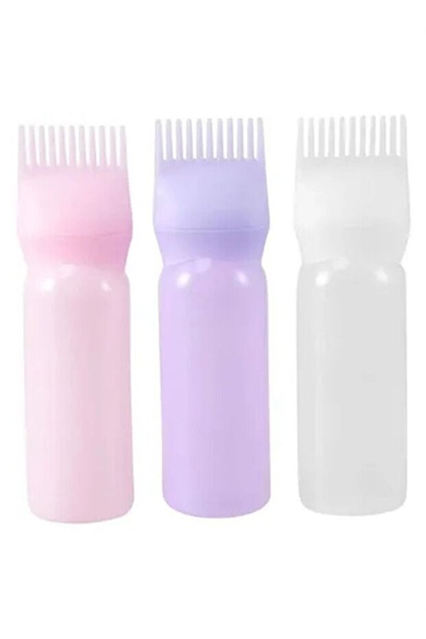 3-Piece Hair Dye Bottle Root Comb Set