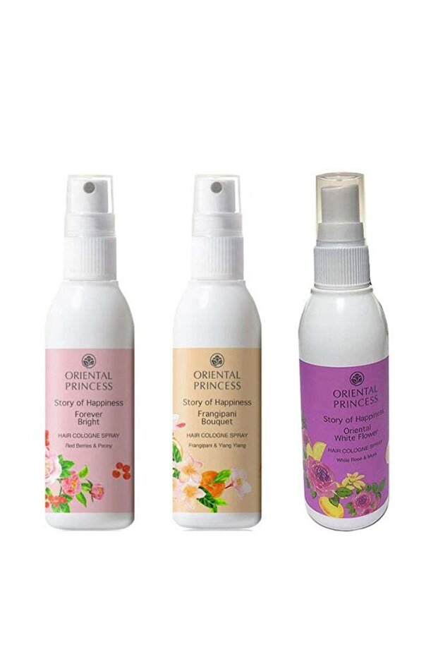 Pack Of 3 Hair Cologne Spray 100ml