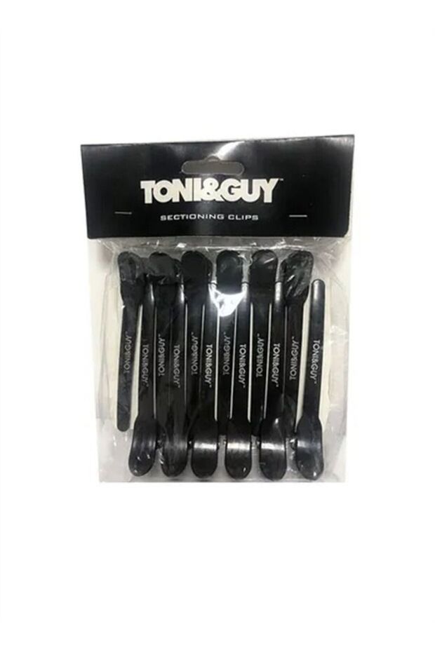 12-Piece Soft-Touch Sectioning Clips Black 35g