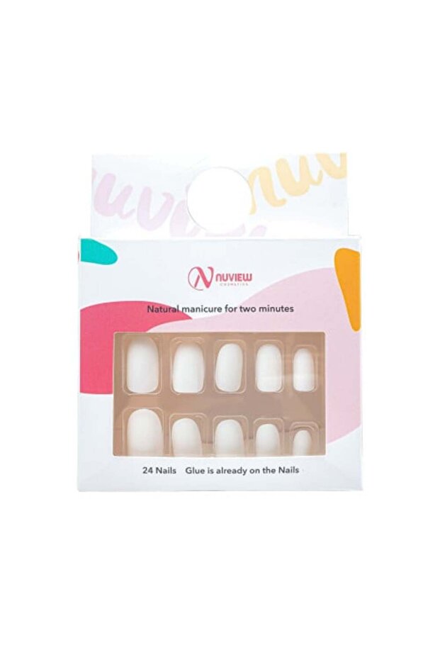 - 12 أظافر صناعية ذاتية اللصق - 1