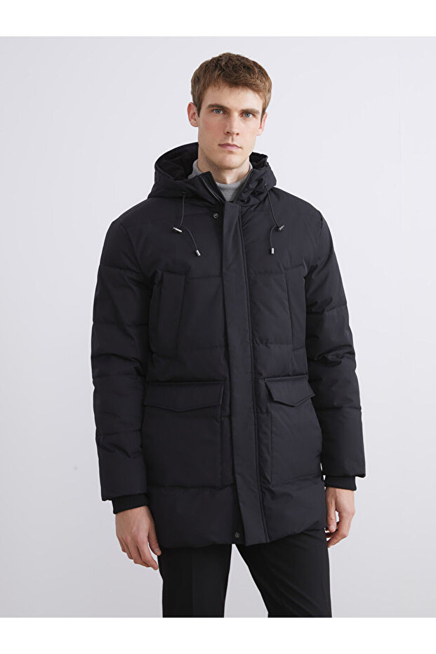 Esvab • Modern & Distinctive Regular Fit Hooded Men's Puffer Jacket