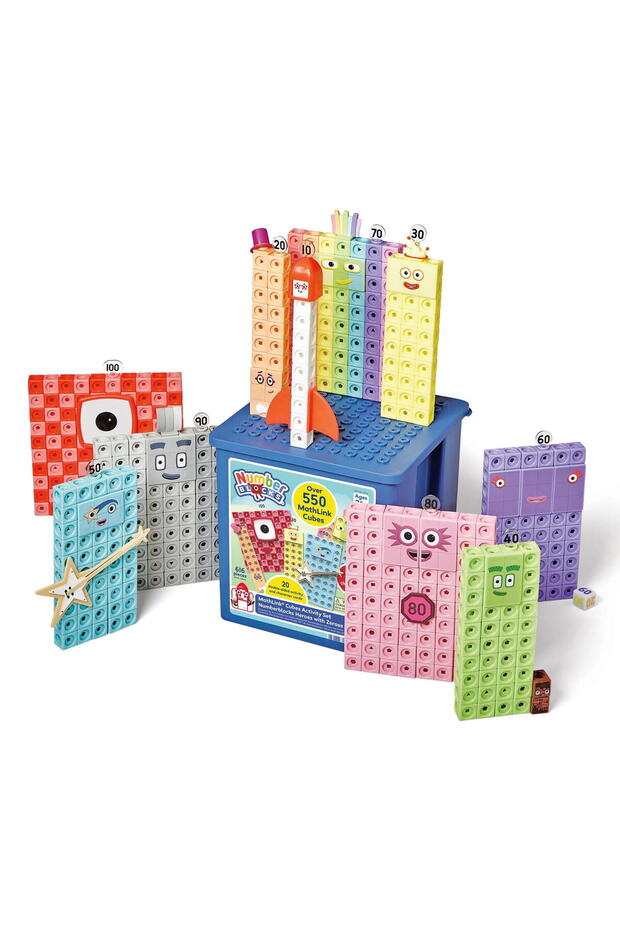 MathLinkÃ‚Â®Cubes Numberblocks Activity Set - Heroes with Zero - 1
