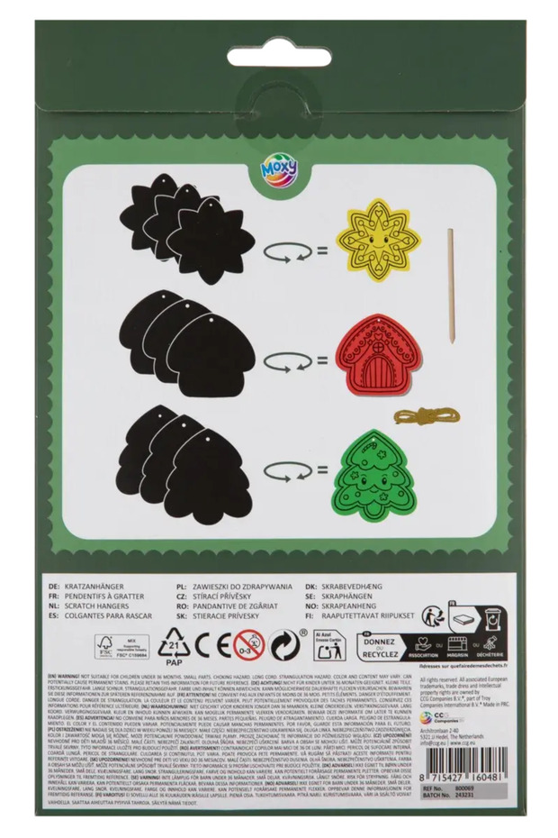 Scraper set - Christmas decorations - 2